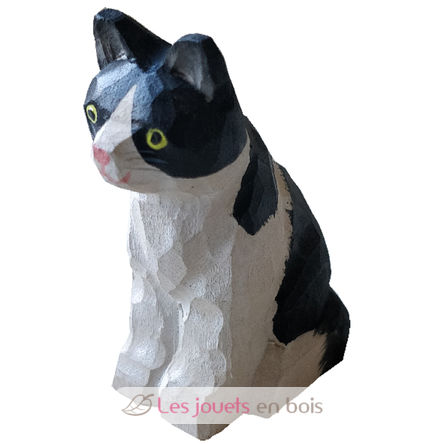Figurina gatto in legno WU-40623 Wudimals 1