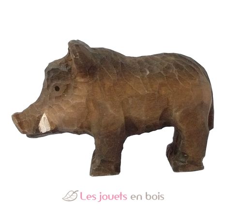 Figurina cinghiale in legno WU-40717 Wudimals 1