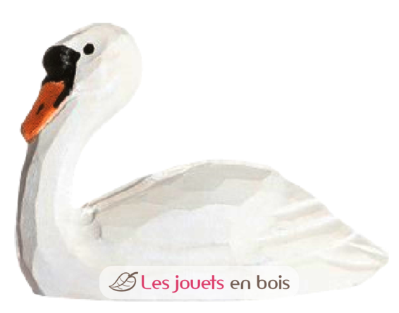 Figurina cigno in legno WU-41006 Wudimals 1