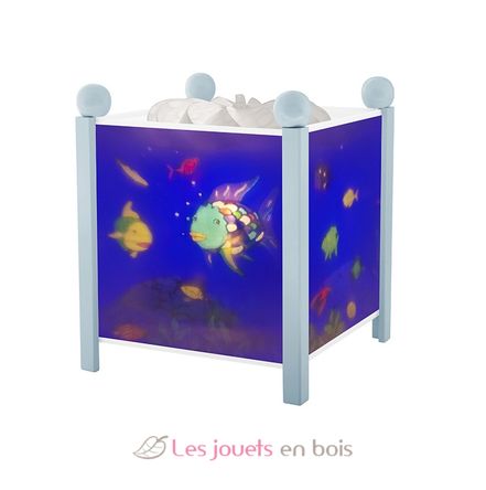 Lanterna magica con pesce arcobaleno blu TR-4366C Trousselier 1