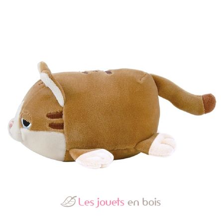 Peluche Mugi gatto marrone 11 cm NE-48927-36 Nemu Nemu 3