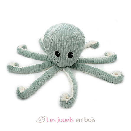 Peluche Ptipotos Polpo verde menta Filou DE74102 Les Déglingos 2