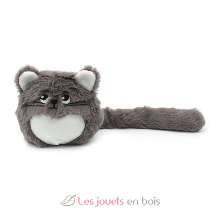 Peluche mamma gatta e il suo bambino grigio DE74801 Les Déglingos 7