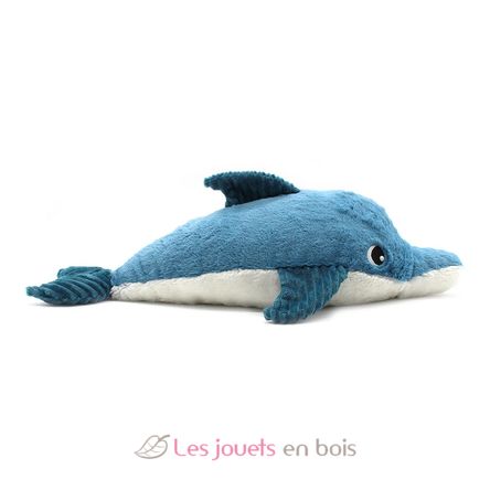 Peluche mamma delfino e il suo bambino blu DE74901 Les Déglingos 4
