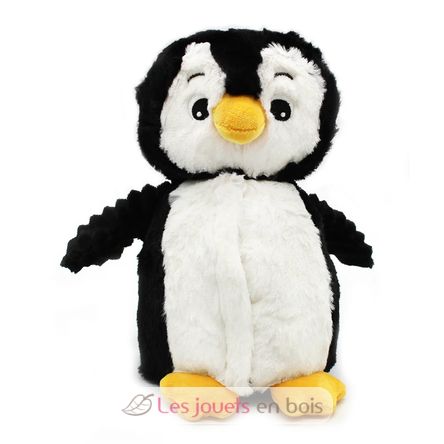 Peluche mamma pinguino e il suo bambino nero DE75200 Les Déglingos 4