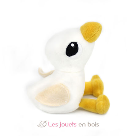 Peluche mamma oca e il suo bambino bianco DE76000 Les Déglingos 5