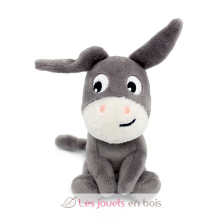 Peluche mamma asino e il suo bambino grigio DE76030 Les Déglingos 6