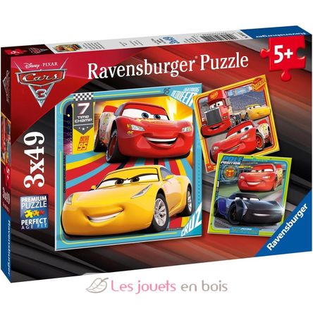 Puzzle Cars Le leggende della pista 3x49 pcs RAV08015 Ravensburger 1