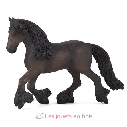 Figurina di cavallo frisone PA51067-2950 Papo 1