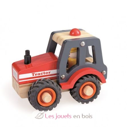 Trattore in legno rosso EG511040 Egmont Toys 1