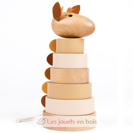 Giraffa Léonie impilabile in legno EG511174 Egmont Toys 1