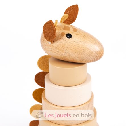 Giraffa Léonie impilabile in legno EG511174 Egmont Toys 6