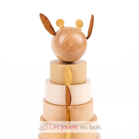 Giraffa Léonie impilabile in legno EG511174 Egmont Toys 5