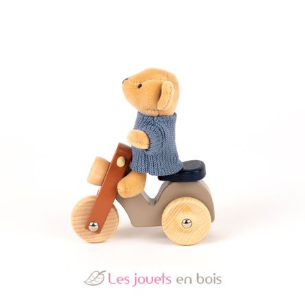 L'orso Alexis sul suo scooter EG511180 Egmont Toys 3