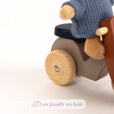L'orso Alexis sul suo scooter EG511180 Egmont Toys 5