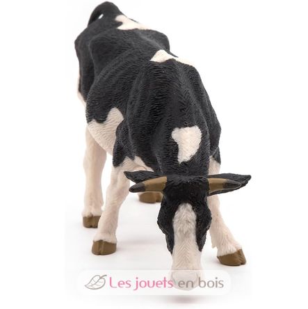 Figurina di mucca al pascolo in bianco e nero PA51150-3153 Papo 2