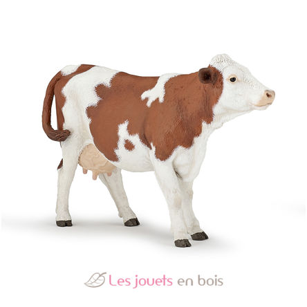 Figurina di mucca Montbéliarde PA51165 Papo 1