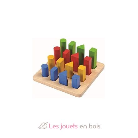 Vassoio di 4 forme geometriche PT5125 Plan Toys 2