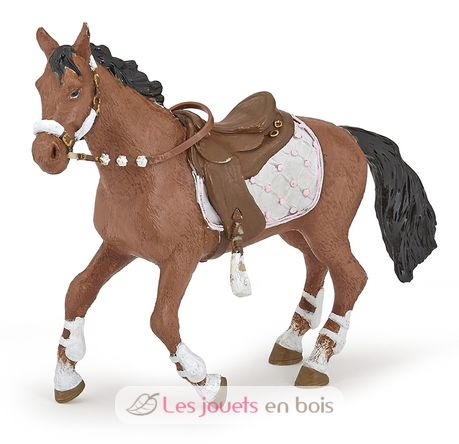 Figurina di cavallo cavaliere moda invernale PA51553 Papo 1