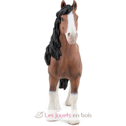 Figurina del cavallo di Clydesdale PA-51571 Papo 3