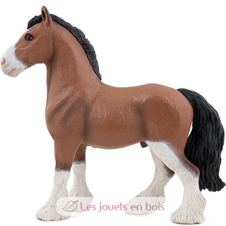 Figurina del cavallo di Clydesdale PA-51571 Papo 5