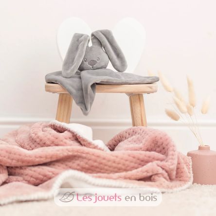 Coperta Bambino Lapidou rosa e bianco NA-877718 Nattou 2