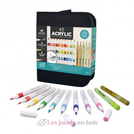 Set da 45 pennarelli acrilici BUK5442 Buki France 1
