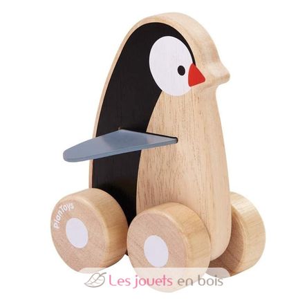 Pinguino rotolante PT5444 Plan Toys 3