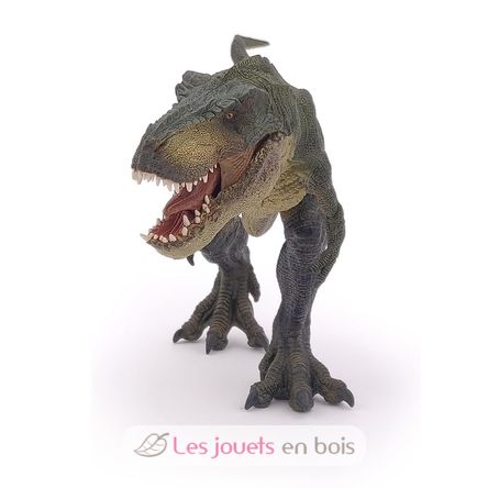 Figurina verde del T-rex che corre PA55027 Papo 5