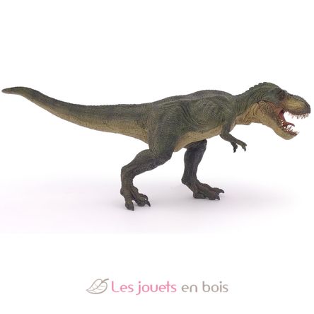Figurina verde del T-rex che corre PA55027 Papo 4