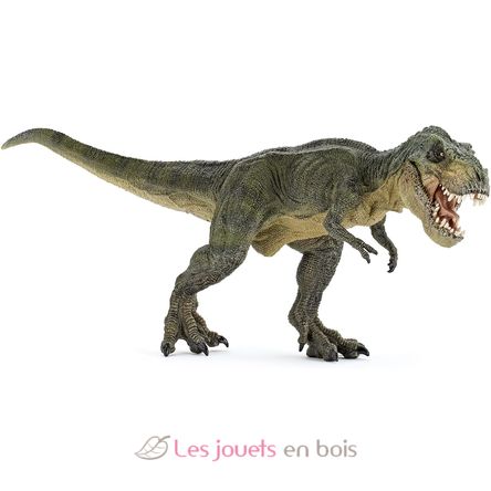 Figurina verde del T-rex che corre PA55027 Papo 1