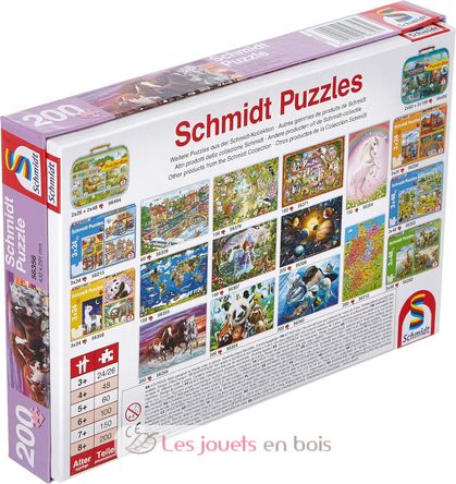 Puzzle Trio di cavalli selvaggi 200 pezzi S-56356 Schmidt Spiele 3