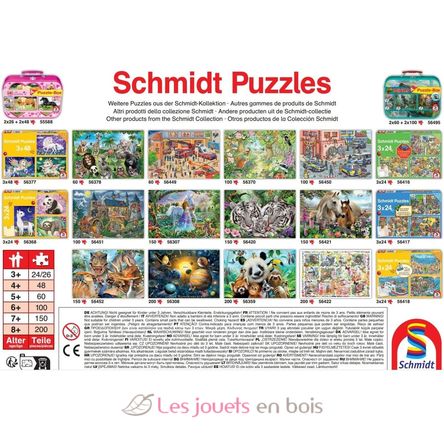 Puzzle Trio di cavalli selvaggi 200 pezzi S-56356 Schmidt Spiele 4