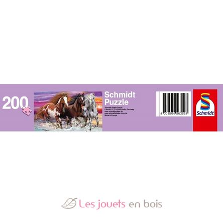 Puzzle Trio di cavalli selvaggi 200 pezzi S-56356 Schmidt Spiele 5