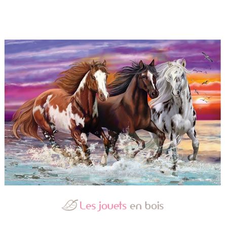 Puzzle Trio di cavalli selvaggi 200 pezzi S-56356 Schmidt Spiele 2
