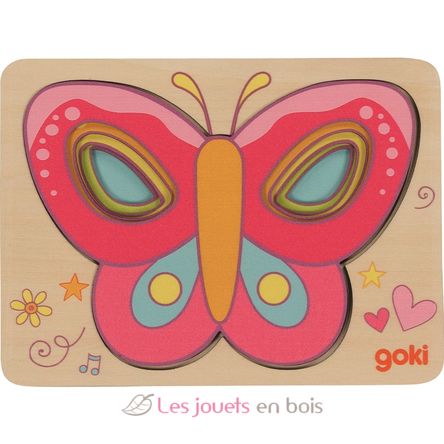 Puzzle farfalla GK57305 Goki 2