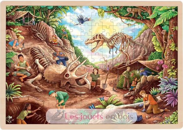 Puzzle di dinosauri da scavare GK57395 Goki 1
