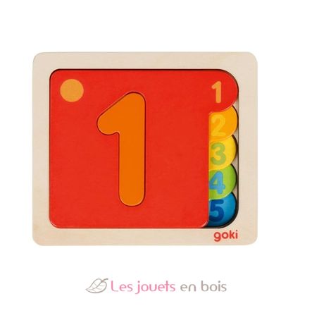 Puzzle di numeri GK57410 Goki 3