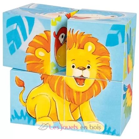 Cube puzzle animali selvaggi GK57434 Goki 2