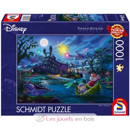 Puzzle I soccorritori Bernard e Bianca 1000 pezzi S-58046 Schmidt Spiele 1