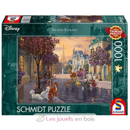 Puzzle Gli Aristogatti 1000 pezzi S-59690 Schmidt Spiele 1