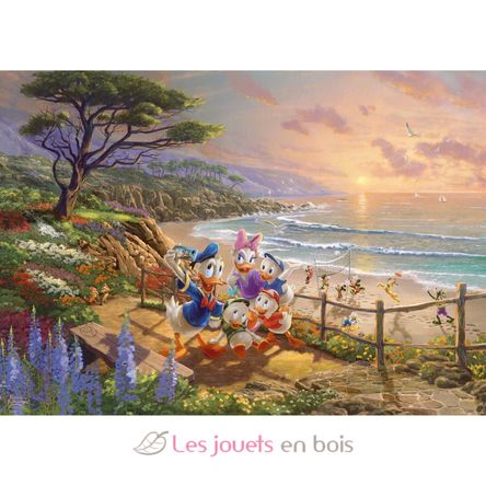 Puzzle Donald e Daisy 1000 pezzi S-59951 Schmidt Spiele 2