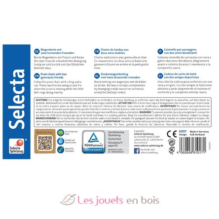 Amici - Catena di carrozzine con due amici SE1362-4201 Selecta 6