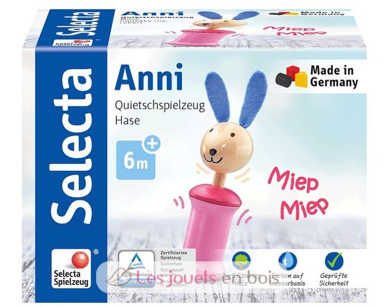 Hochet Anni Lapin SE61057 Selecta 3