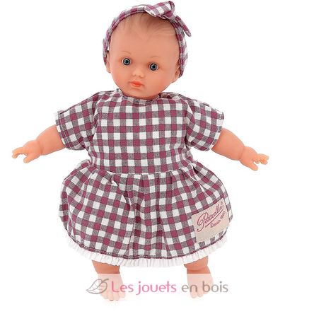 Bambola Ecolo Doll 25 cm Bleuet PE632533 Petitcollin 1