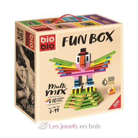 Bioblo Fun Box 200 mattoncini BIO-64024 Bioblo 1