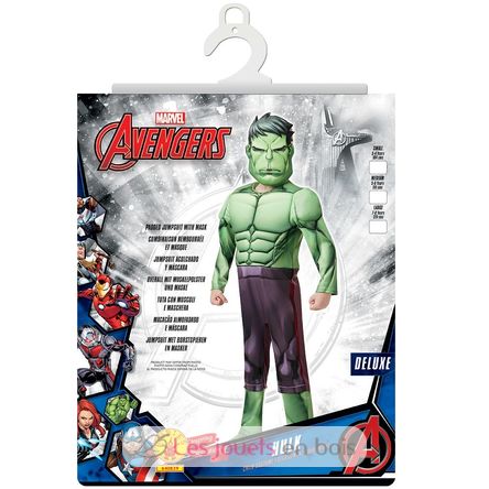 Costume Hulk con muscoli 3-4 anni R640839-T34 Rubies 4