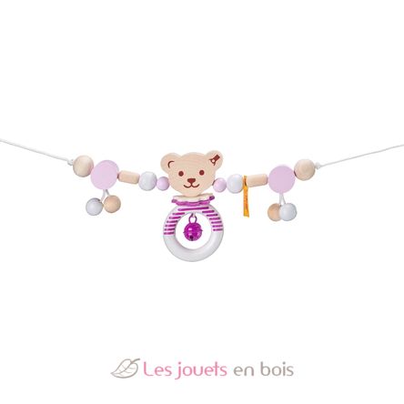 Catenella passeggino orso Steiff rosa SE64304 Selecta 7