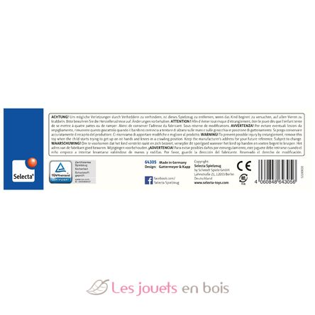 Catenella passeggino orso Steiff blu SE64305 Selecta 8