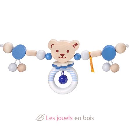 Catenella passeggino orso Steiff blu SE64305 Selecta 6